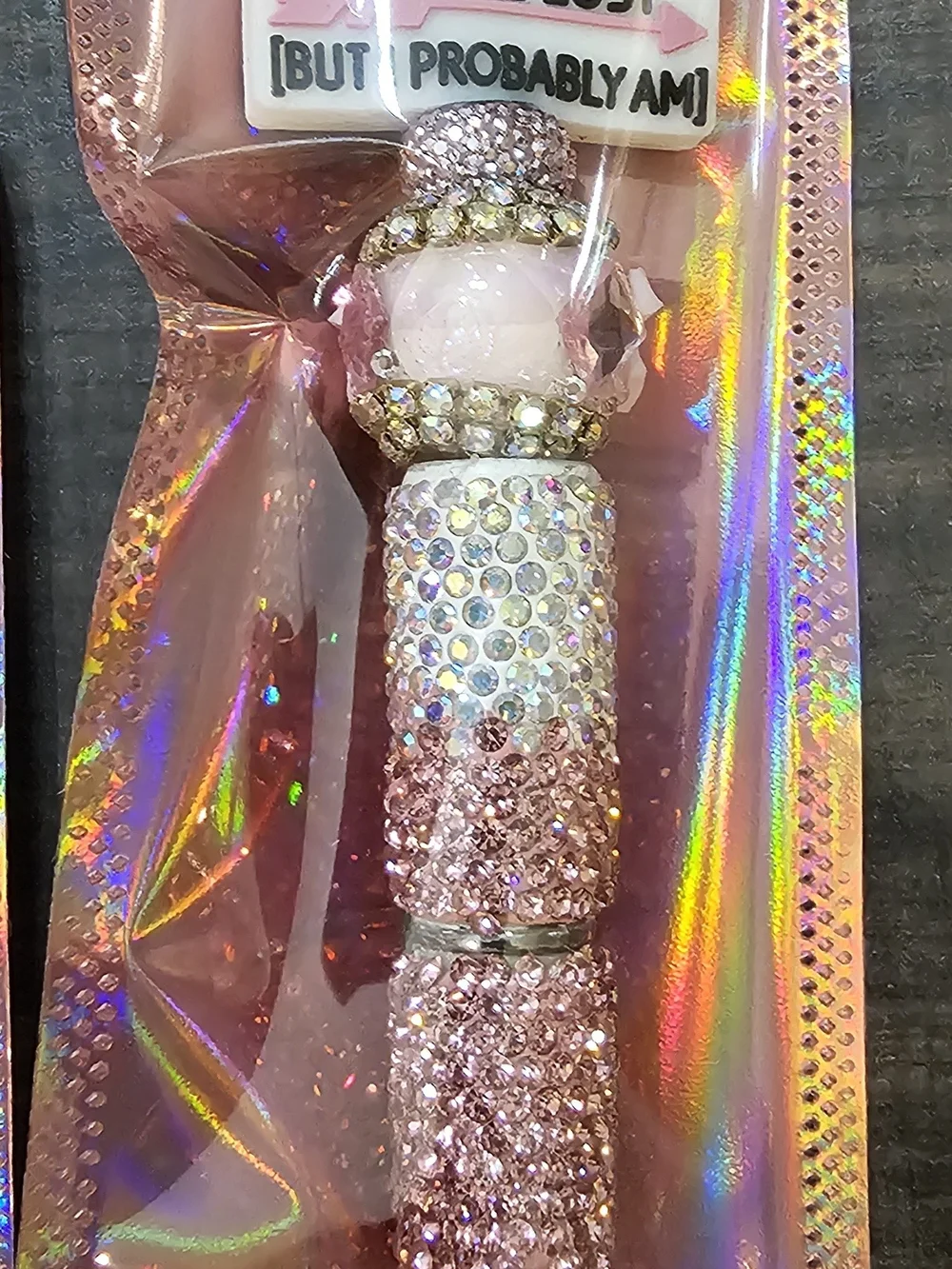 Pink Crystal Embellished Women’s Pen